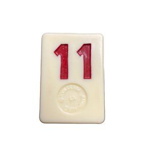 Pressman Rummikub Red  11 Tile Original Replacement Game Piece Smooth Back u